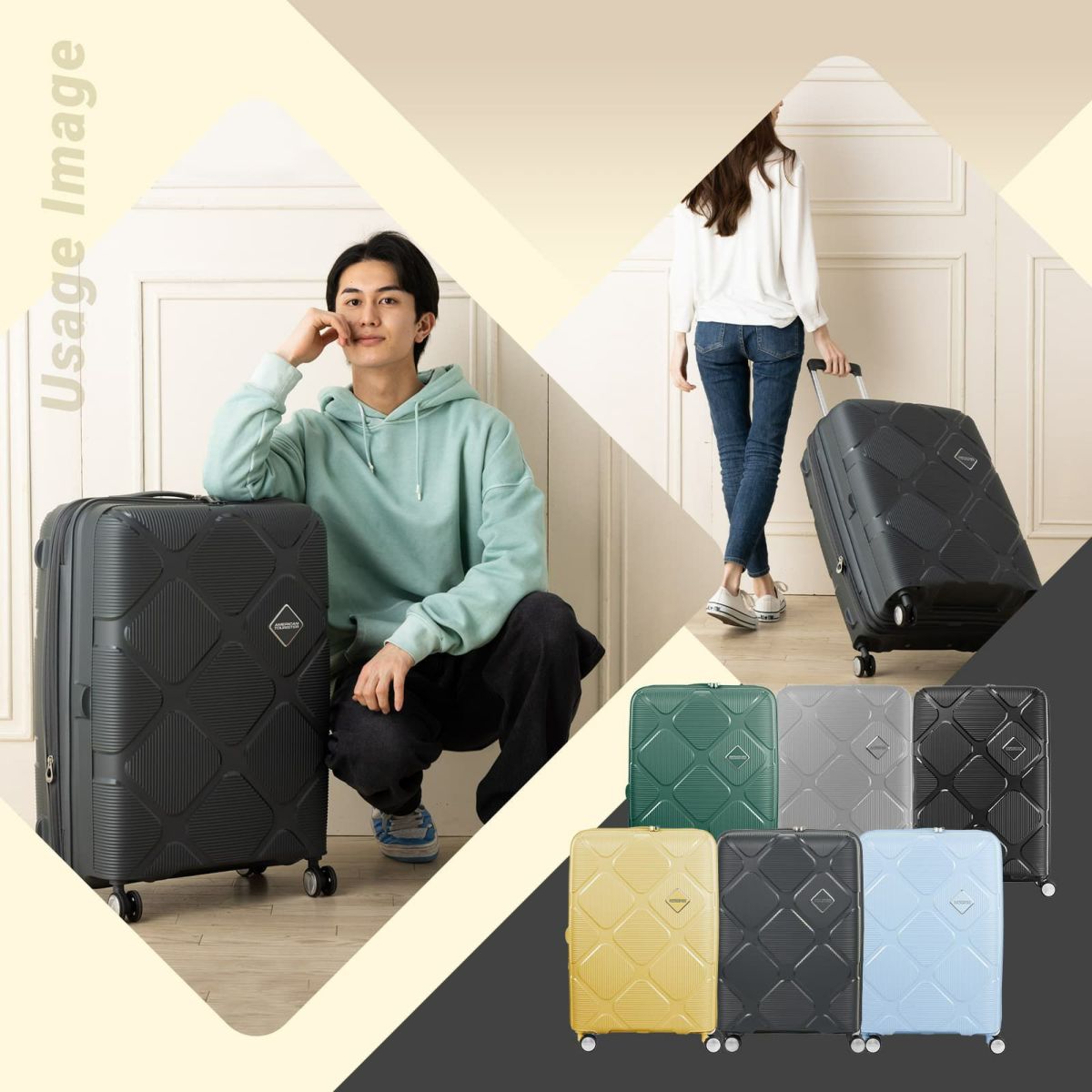 American Tourister アメリカンツーリスター】 INSTAGON SPINNER 69 ...