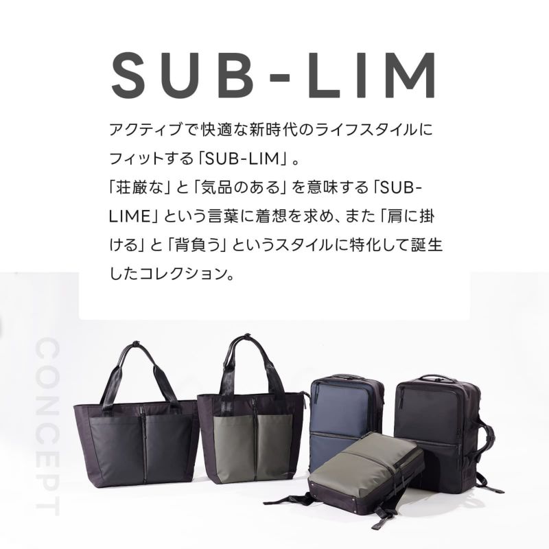 【Samsonite サムソナイト】 SUB-LIM TOTE BAG トートバッグ サブリム