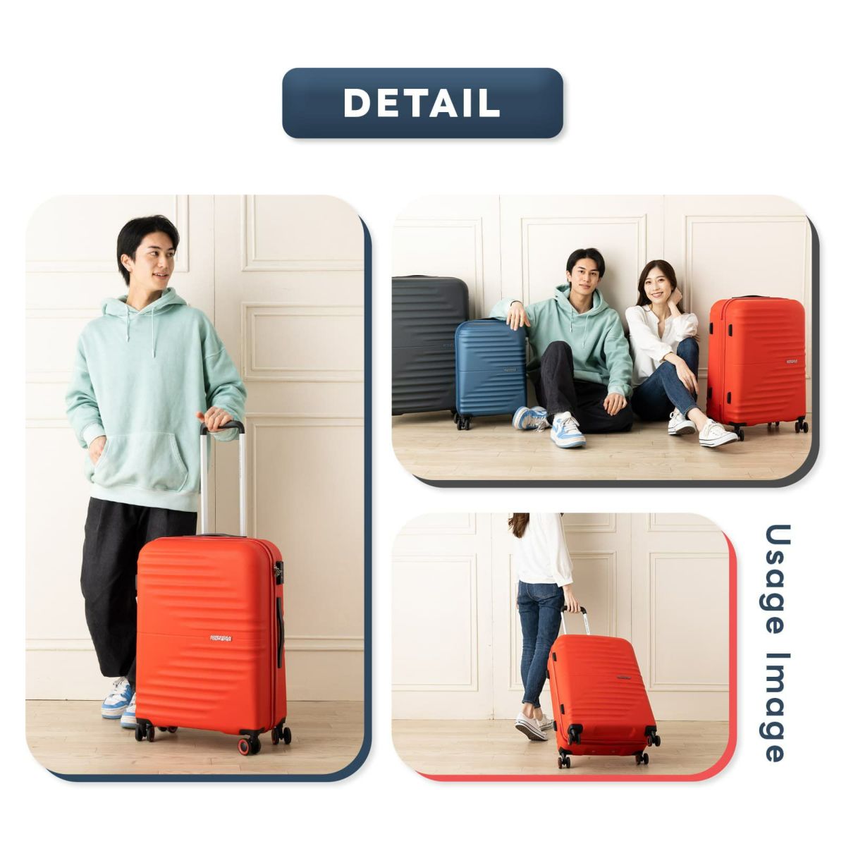 American Tourister アメリカンツーリスター】 TWIST WAVES SPINNER 66 