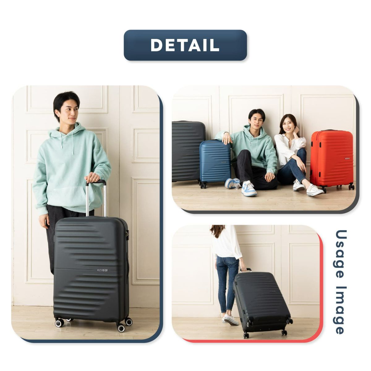 American Tourister アメリカンツーリスター】 TWIST WAVES SPINNER 77 