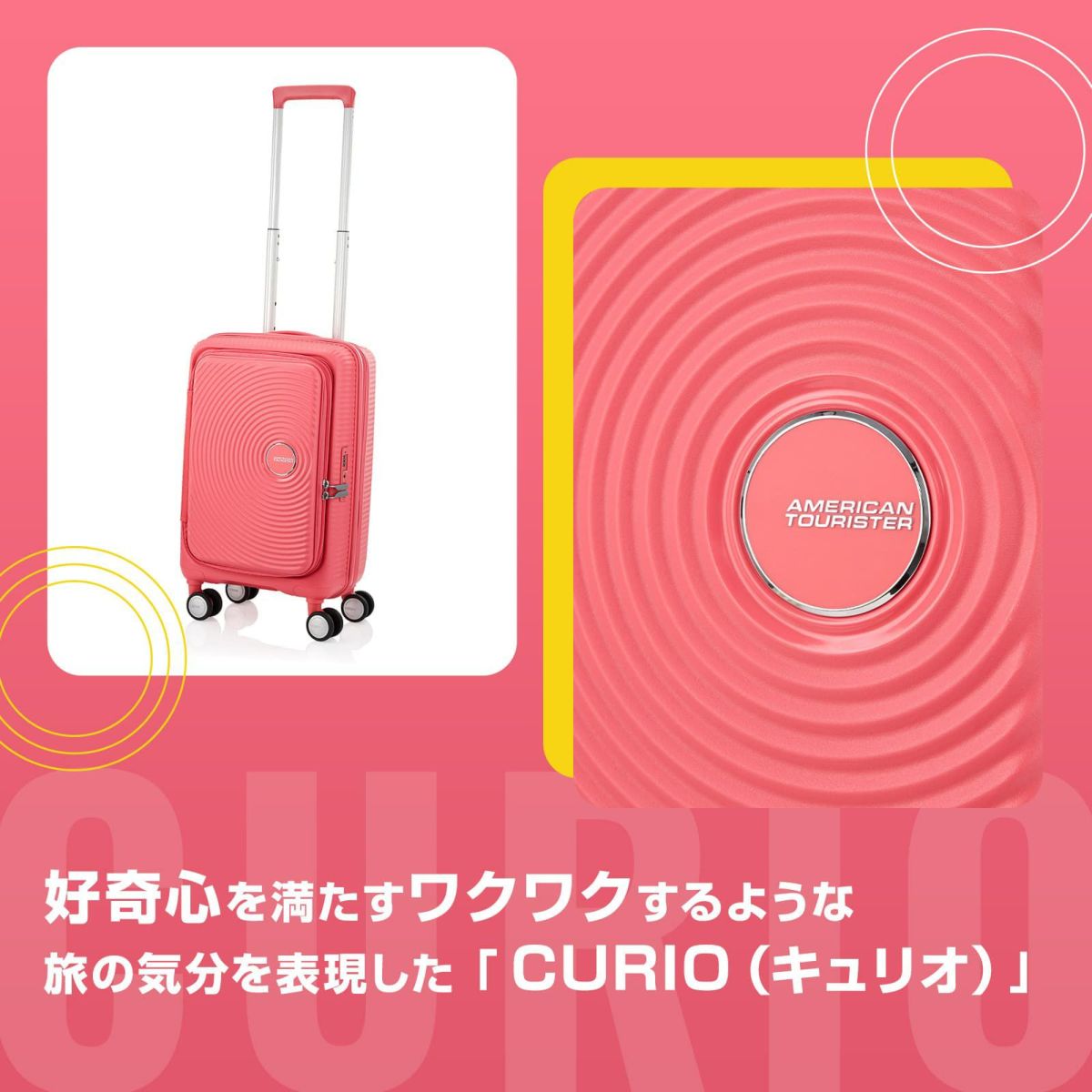 American Tourister アメリカンツーリスター】 CURIO SPINNER 55 BOOK