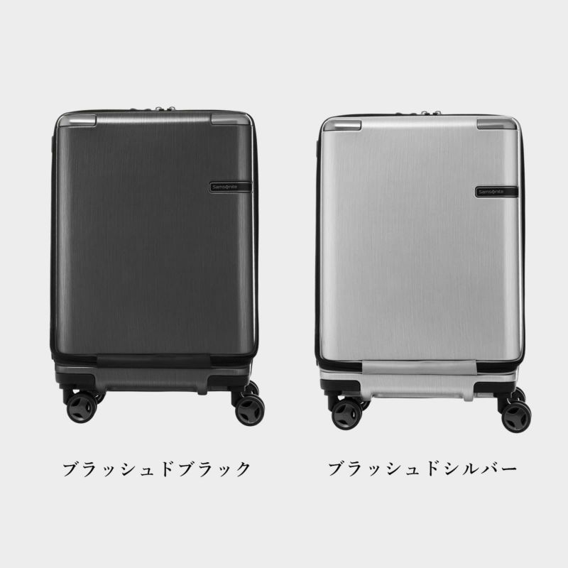 サムソナイト　 EVOA（エヴォア） スピナー55 ブラッシュト　ブラック Amazon | [サムソナイト] スーツケース エヴォア スピナー55