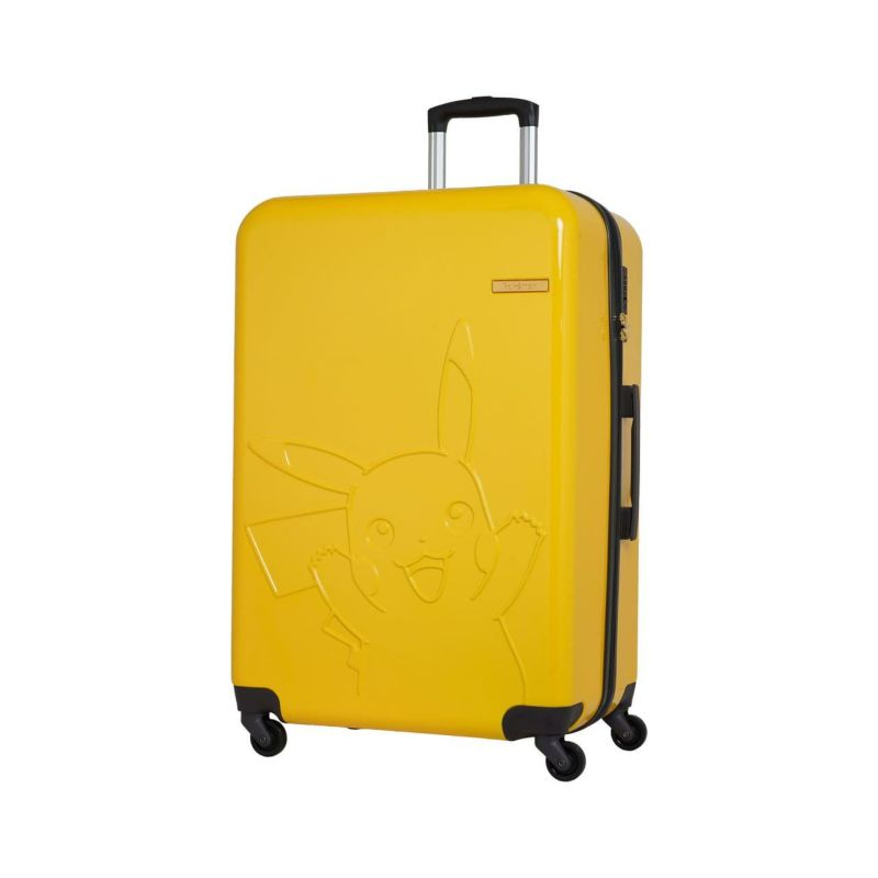 【レア品】ピカチュウ柄キャリーケース　箱・ステッカー付き　【新品未使用】 Pokemon 正規品 ポケモン スーツケース Mサイズ キャリーバッグ