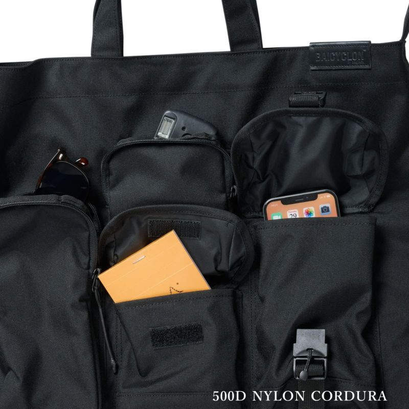 MULTI POCKETS 2WAY TOTE MEDIUM トートバッグ BCL-68 | Multiverse