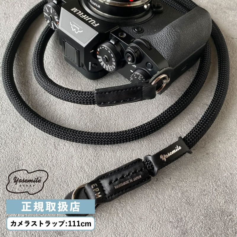 YOSEMITE CAMERA STRAP COBRA 　111cm YOSEMITE CAMERA STRAP COBRA MOUNTAIN BLACK ヨセミテ カメラ